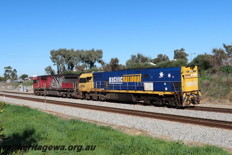 P19308
Pacific National NR class 49 towing Mineral Resources MRL class 001 