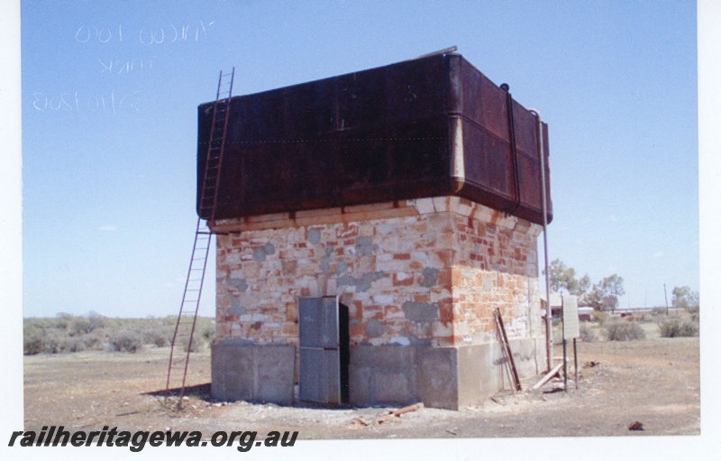 P19328
Water tower, stone and steel, Yalgoo, NR line
