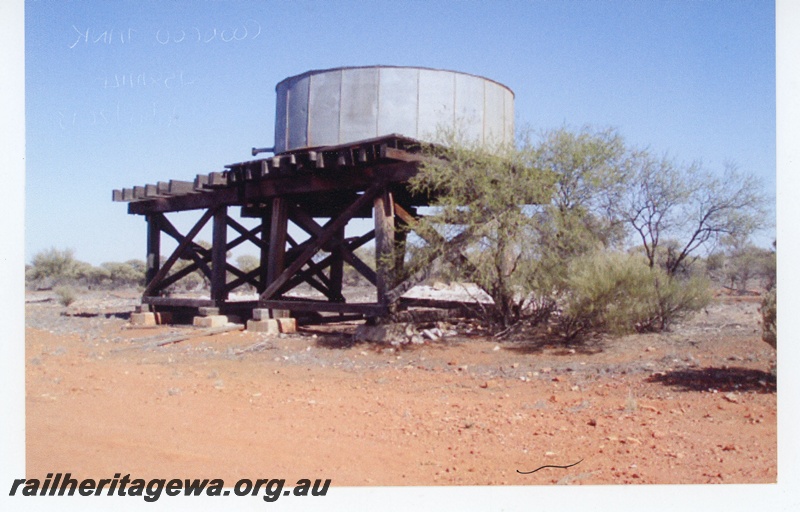 P19332
Water tower, metal and wood, Coongoo, 458 mile, NR line

