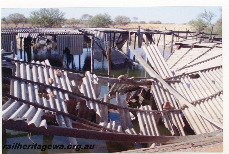 P19333
Dam, broken roofing, Coongoo, NR line
