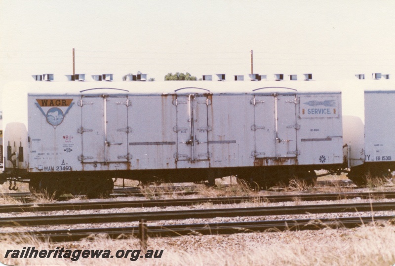 P19361
WAM class 23460 cold storage van, white livery with the 
