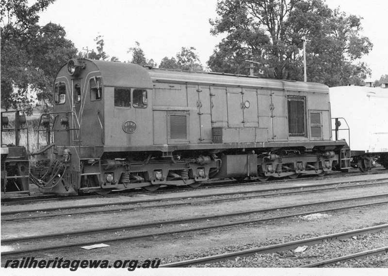 P21720
Former MRWA F class 45, van, Bridgetown, PP line, end and front view
