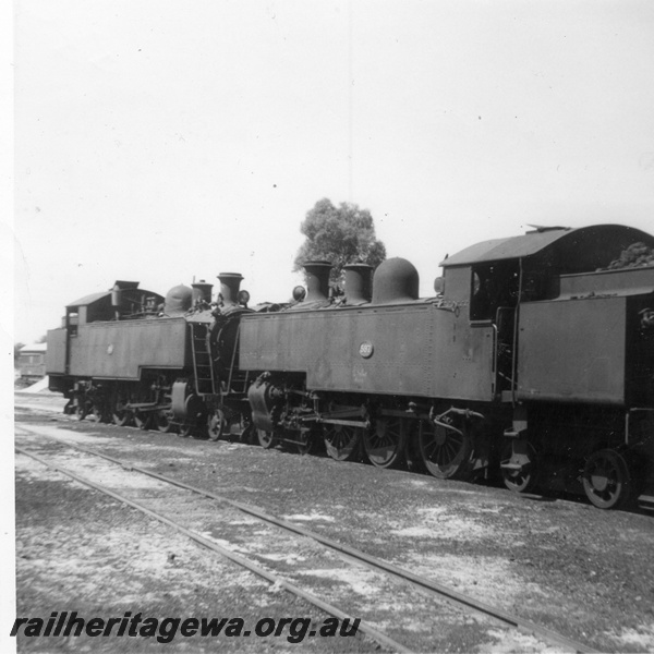 P21845
DD class 597, DM class 584, Midland loco depot, ER line, side and end view
