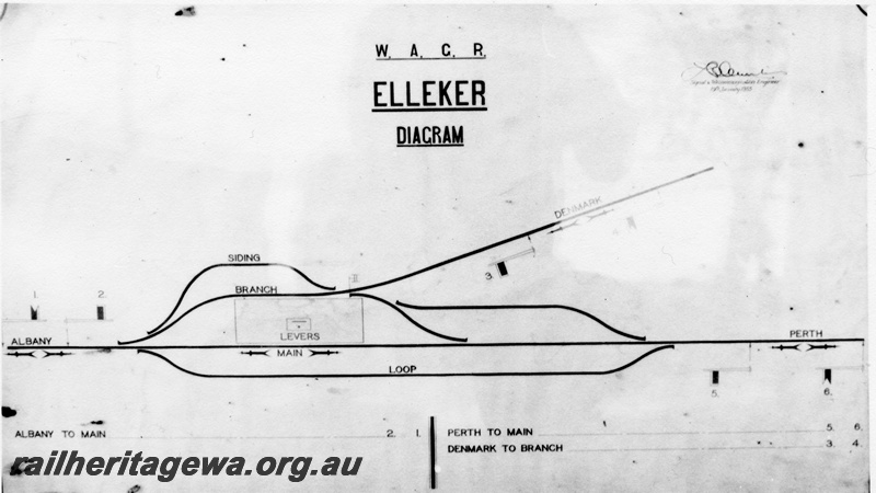 P21861
Track diagram, Elleker, GSR line
