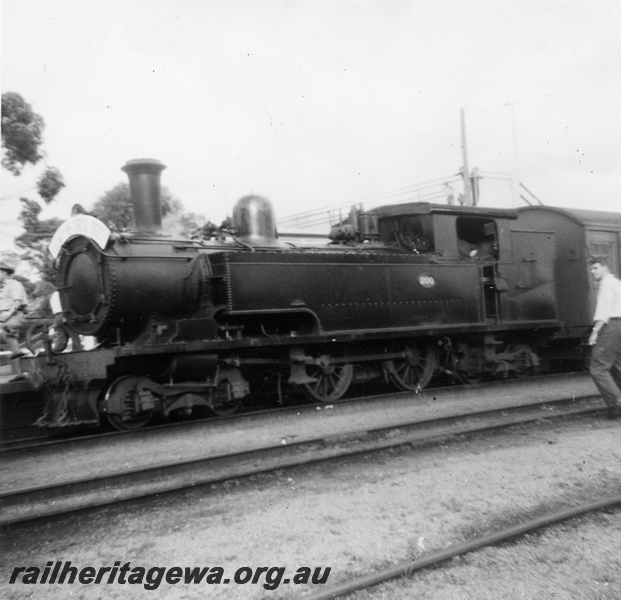 P21981
N class 200 at Armadale station hauling ARHS Tour train. Photo of locomotive  only. SWR line.
