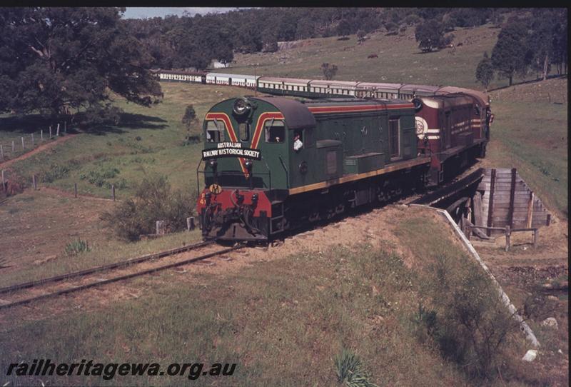 T02298
F class 41 double heading with another F class, PN line, ARHS tour train returning to Pinjarra
