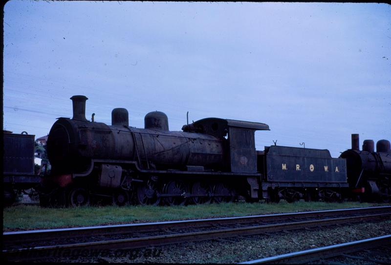 T03641
MRWA loco D class 20, Belmont Branch, Bayswater, awaiting scrapping, side view
