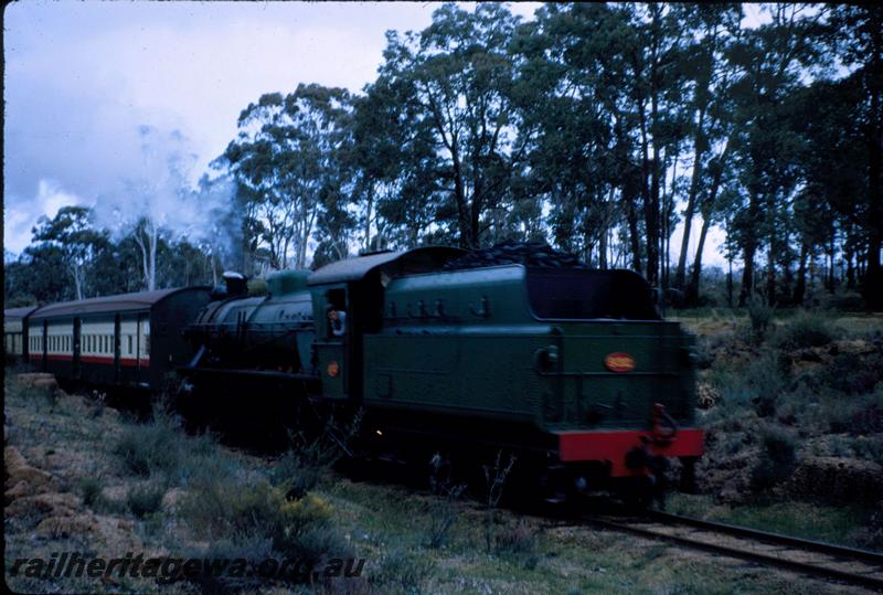 T03776
W class 932, between Clackline and Toodyay, CM line, loco running tender first
