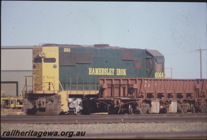 T04050
Hamersley Iron loco SD50 class 6064, stored due to an export downturn, Seven Mile Workshops
