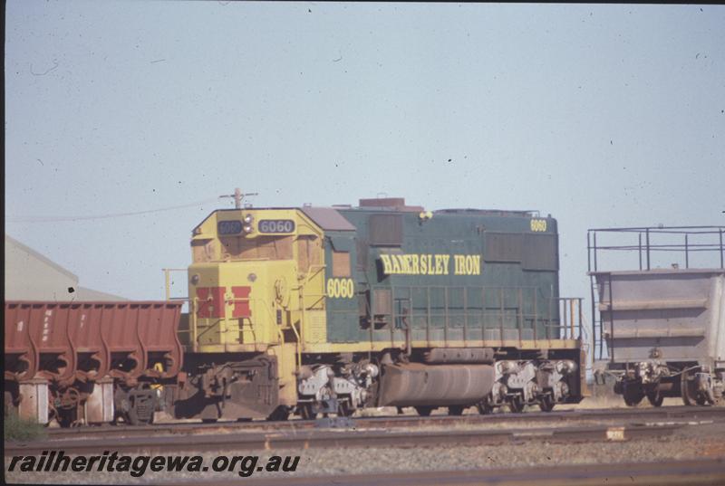 T04066
Hamersley Iron loco SD50 class 6060, stored due to an export downturn, Seven Mile Workshops
