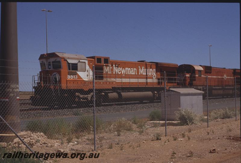 T04084
Mount Newman Mining GE loco CM36-7M class 5513 