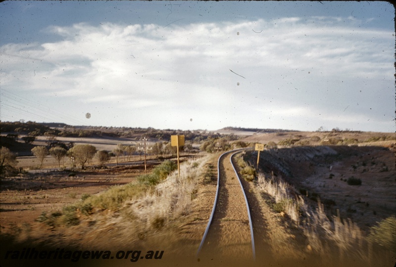 T05032
View of section of track, Bringo, NR line, scene of Bringo derailment
