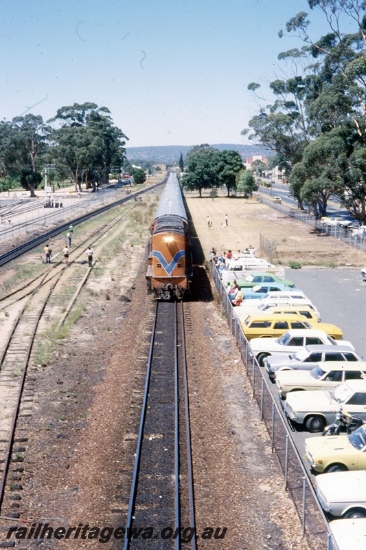T05507
K class hauling Indian Pacific through Guildford. ER line.
