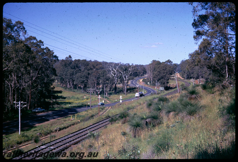 T06383
South West Highway level crossing between Donnybrook and Beelerup, line to Katanning on the left, DK line, line to Bridgetown on the right, PP line
