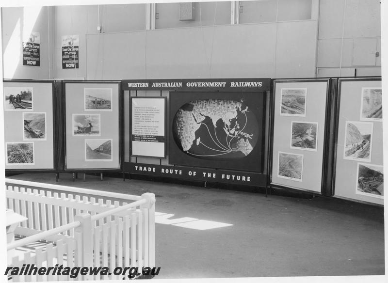 P00171
Royal Show display featuring a map showing the 