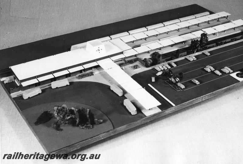 P00192
Midland Terminal, architectural model of
