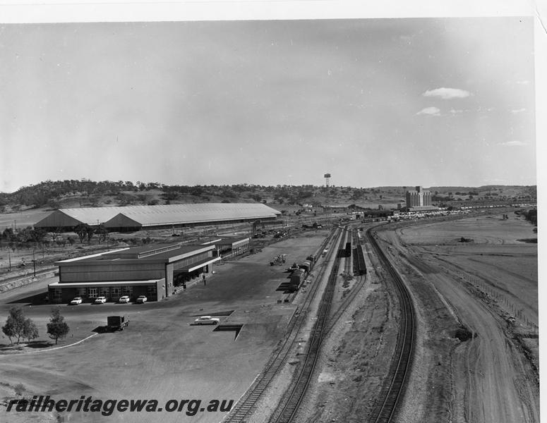 P00194
Avon Yard, aerial view looking west.
