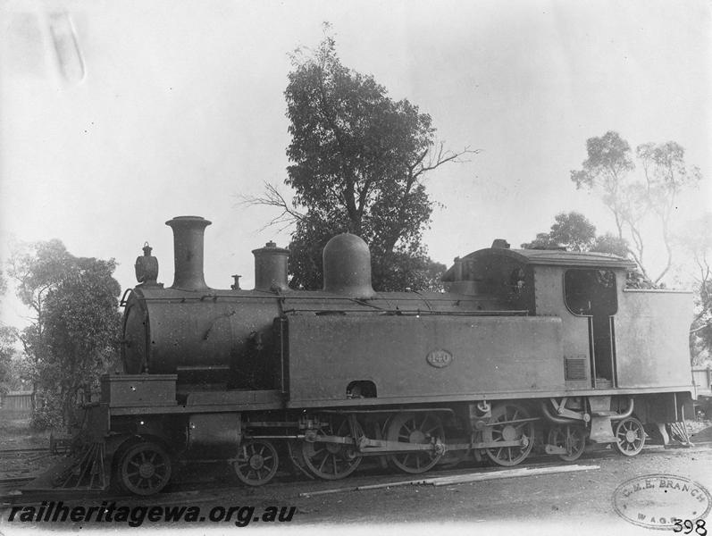 P00313
QA class 140, 4-6-4 tank loco, side view
