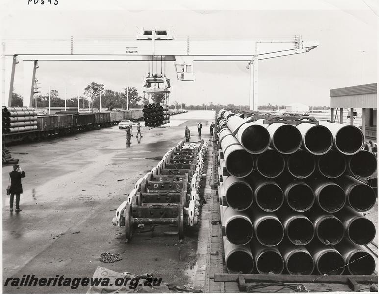 P00593
Gantry transfer crane, marshalling yard, Forrestfield
