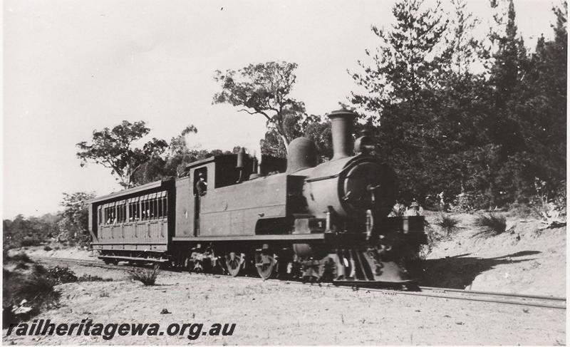 P00602
N class 256, Karda-Mordo, Mundaring Weir line, MW line, on No.37 Down passenger
