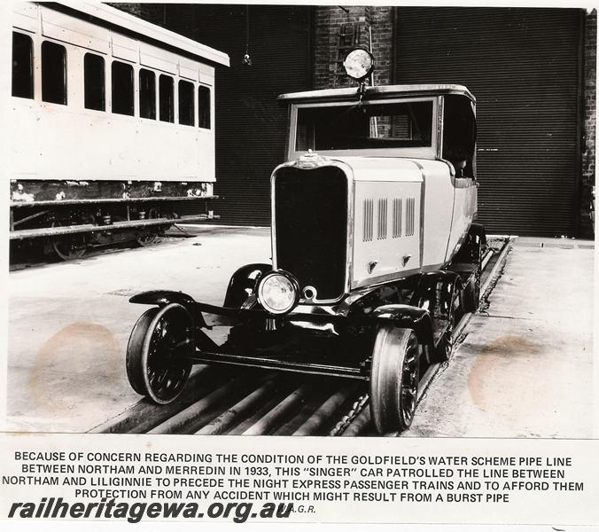 P00626
Singer patrol car, front view
