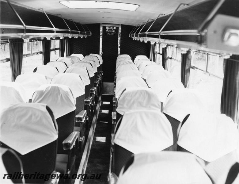 P00659
Railway bus, L69, Internal view.
