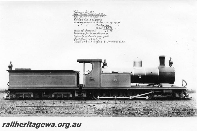 P00759
O class 106, side view, builder's photo. Same as P3252
