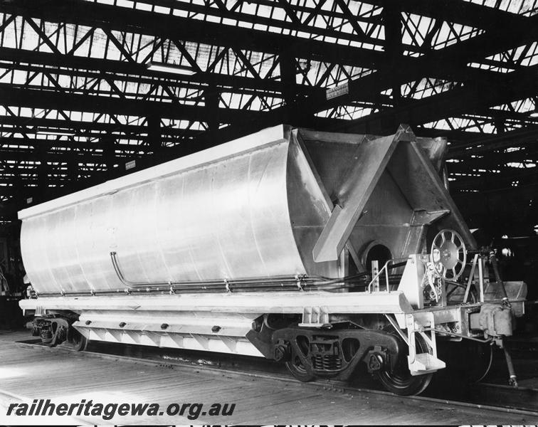 P00807
XC class bauxite wagon, Car Shop, Midland Workshops, under construction
