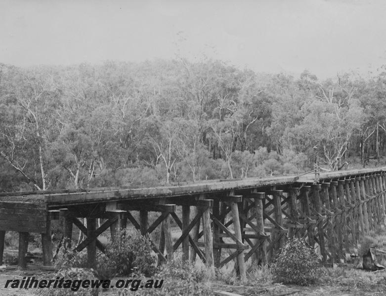 P00868
Trestle bridge, Asquith, end nearest camera truncated.
