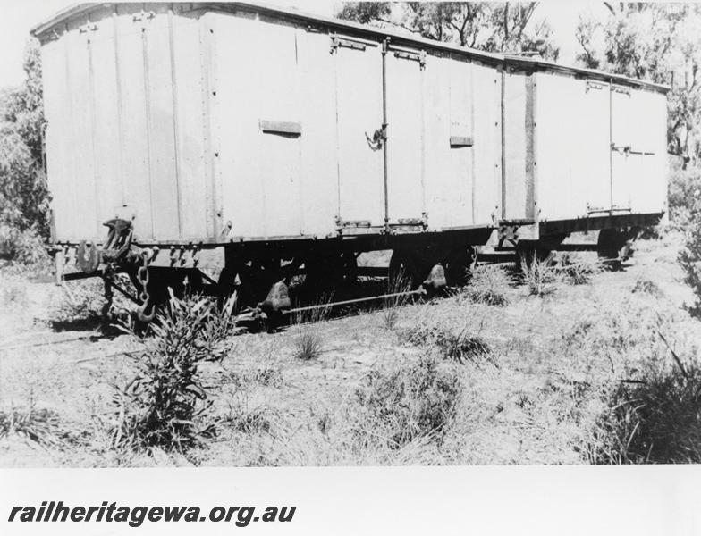 P00963
O class explosive vans, Woodman Point, end and side view, same as P6363
