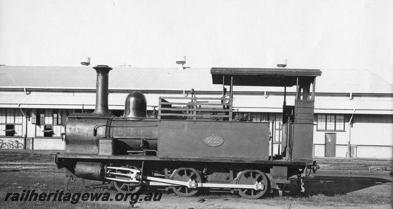 P01009
H class 22, side view, Midland Workshops, same as P 0467 and P7760.

