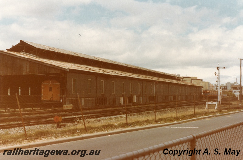 P01197
Carriage Sheds, Perth Yard, end and side view
