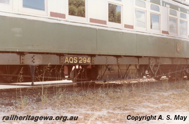 P01267
AQS class 294 second class carriage underbody detail, Bassendean, ER line.
