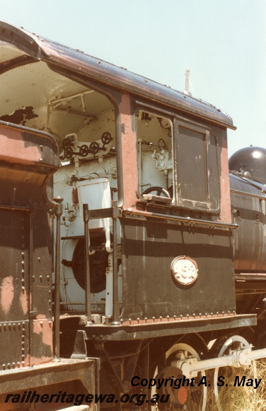 P01284
FS class 452, Collie, view looking into the cab, preserved and on display

