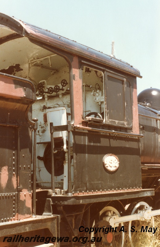 P01284
FS class 452, Collie, view looking into the cab, preserved and on display
