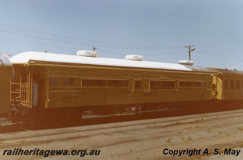 P01340
VW class 5146, ex AQC class, Bunbury, SWR line, end and side view.
