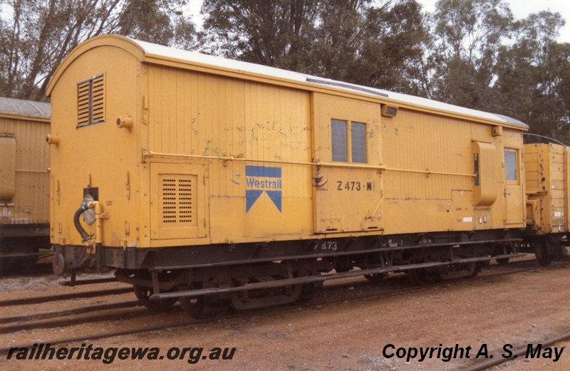 P01373
Z class 473, Narrogin, GSR line, end and side view
