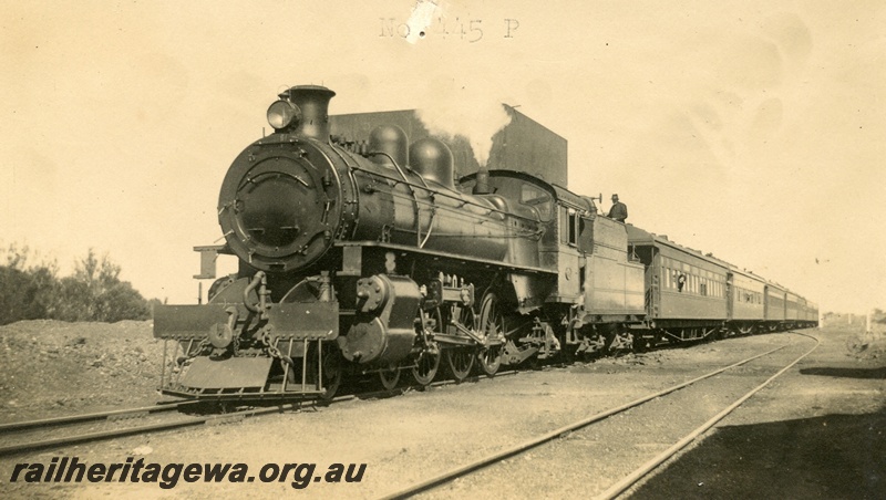 P01395
P class 445 (renumbered P class 505 on 27.8.1947), Bullabulling, EGR line, on 