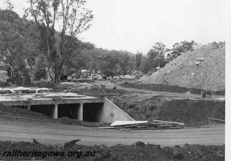 P01612
Culvert under construction, standard gauge construction, Avon Valley line
