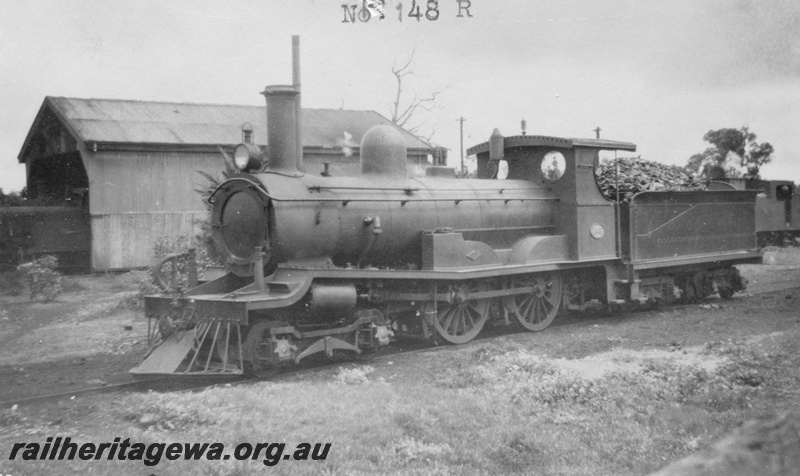 P01654
R class 148, Midland Junction, ER line, front and side view, c1926.
