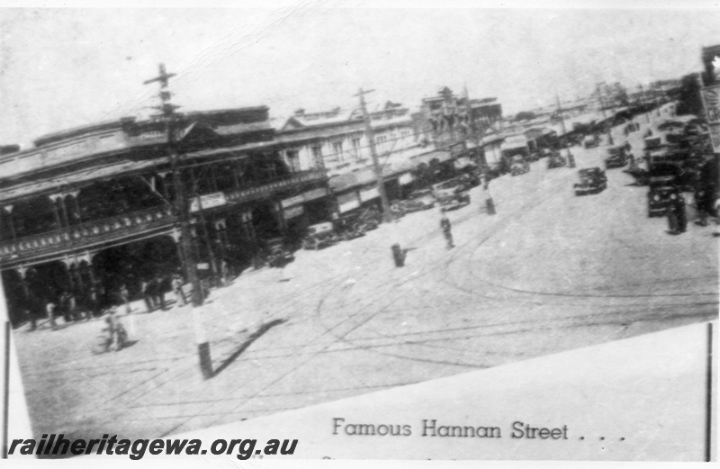 P01702
Tram track intersection, Hannan Street, Kalgoorlie
