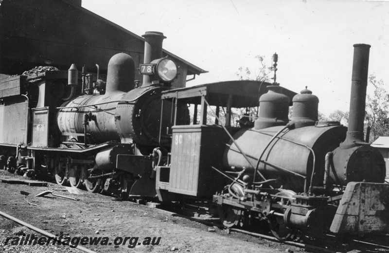 P01741
NAR NFC class 78, formerly G class 235, Katherine, side and front view, Northern Territory.
