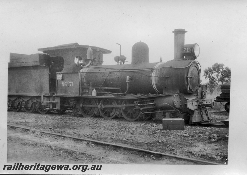 P01743
NAR NGA class 71, ex G class 110, side and front view.
