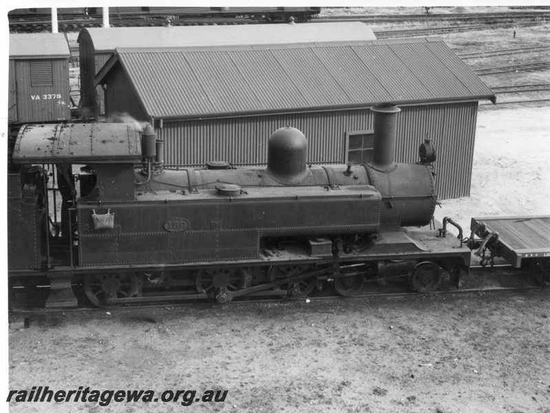 P01754
B class 180, 4-6-0T, side view from an elevated position.
