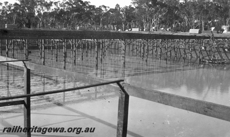 P02066
2 of 12 views of the construction of a railway dam at Hillman, BN line, eastern half of roof taken from the north eastern corner
