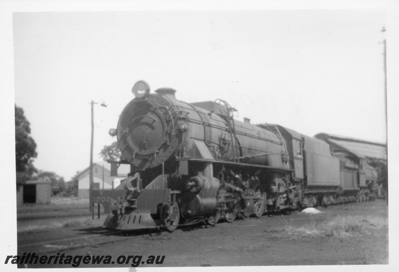 P02172
V class 1202, Midland Loco Depot, front and side view
