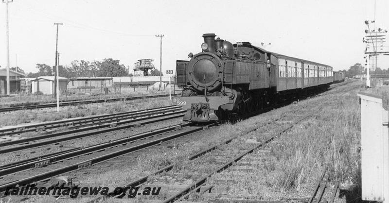 P02233
DD class 599, approaching Midland on a suburban passenger train, ER line.
