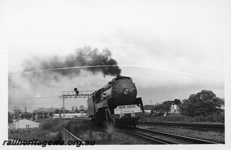 P02321
NSWR loco C3801 departing East Perth terminal on the 