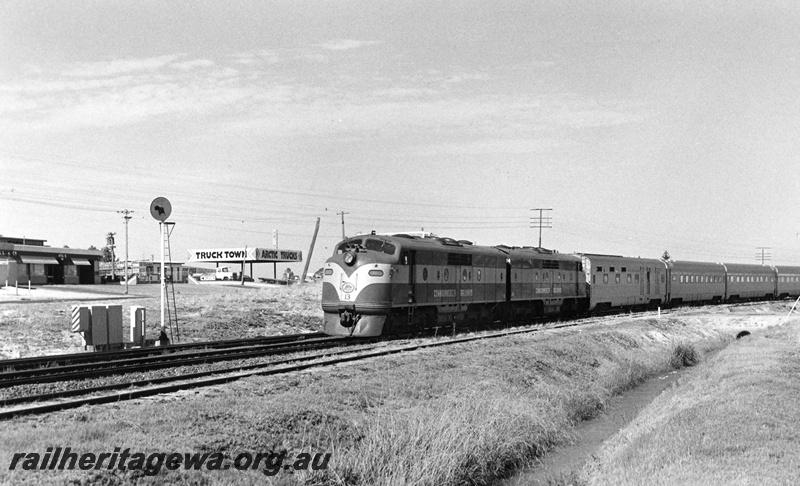 P02436
1 of 3 views of Commonwealth Railways (CR) GM class 13, Commonwealth Railways (CR) GM class 24, Bayswater, on 