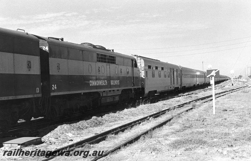 P02438
3 of 3 views of Commonwealth Railways (CR) GM class 13, Commonwealth Railways (CR) GM class 24, Bayswater, on 